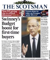 The Scotsman Newspaper Front Page (UK) for 10 October 2014
