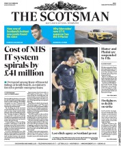The Scotsman (UK) Newspaper Front Page for 10 October 2015