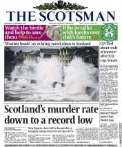The Scotsman (UK) Newspaper Front Page for 10 December 2014