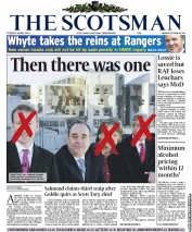 The Scotsman (UK) Newspaper Front Page for 10 May 2011