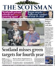 The Scotsman (UK) Newspaper Front Page for 10 June 2015