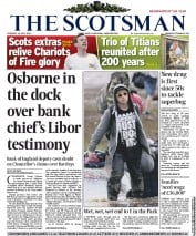 The Scotsman (UK) Newspaper Front Page for 10 July 2012