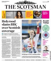 The Scotsman (UK) Newspaper Front Page for 10 September 2016