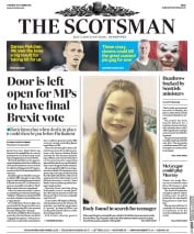 The Scotsman (UK) Newspaper Front Page for 11 October 2016