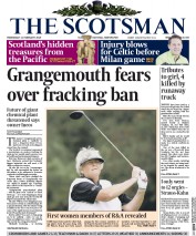 The Scotsman Newspaper Front Page (UK) for 11 February 2015