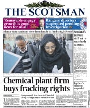 The Scotsman Newspaper Front Page (UK) for 11 March 2015