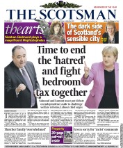 The Scotsman (UK) Newspaper Front Page for 11 April 2013