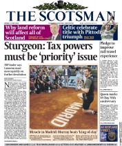 The Scotsman Newspaper Front Page (UK) for 11 May 2015