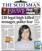 The Scotsman (UK) Newspaper Front Page for 11 June 2012