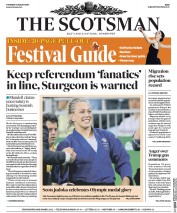 The Scotsman (UK) Newspaper Front Page for 11 August 2016