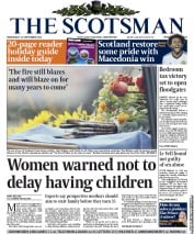 The Scotsman Newspaper Front Page (UK) for 11 September 2013