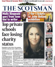 The Scotsman (UK) Newspaper Front Page for 12 January 2013