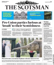 The Scotsman (UK) Newspaper Front Page for 12 April 2017