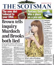 The Scotsman (UK) Newspaper Front Page for 12 June 2012