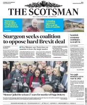 The Scotsman (UK) Newspaper Front Page for 13 October 2016