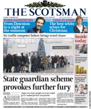 The Scotsman (UK) Newspaper Front Page for 13 December 2014