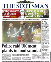 The Scotsman (UK) Newspaper Front Page for 13 February 2013