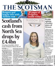 The Scotsman Newspaper Front Page (UK) for 13 March 2014