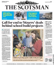 The Scotsman (UK) Newspaper Front Page for 13 April 2016