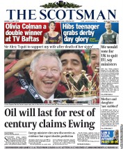 The Scotsman Newspaper Front Page (UK) for 13 May 2013