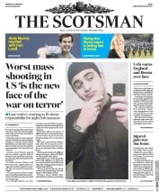 The Scotsman (UK) Newspaper Front Page for 13 June 2016