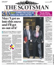 The Scotsman (UK) Newspaper Front Page for 13 June 2017