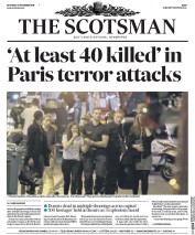 The Scotsman (UK) Newspaper Front Page for 14 November 2015
