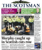 The Scotsman (UK) Newspaper Front Page for 14 April 2015