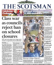 The Scotsman (UK) Newspaper Front Page for 14 June 2011