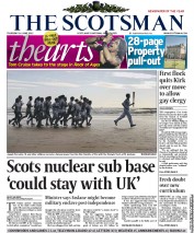 The Scotsman (UK) Newspaper Front Page for 14 June 2012