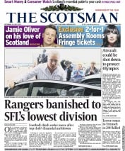 The Scotsman Newspaper Front Page (UK) for 14 July 2012