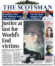 The Scotsman Newspaper Front Page (UK) for 15 November 2014
