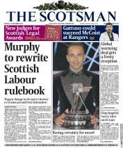 The Scotsman (UK) Newspaper Front Page for 15 December 2014