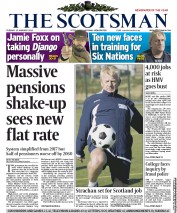 The Scotsman (UK) Newspaper Front Page for 15 January 2013
