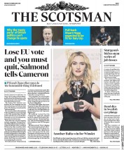 The Scotsman (UK) Newspaper Front Page for 15 February 2016