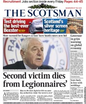 The Scotsman (UK) Newspaper Front Page for 15 June 2012