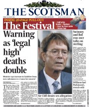 The Scotsman (UK) Newspaper Front Page for 15 August 2014