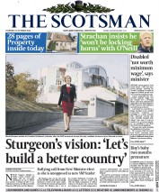 The Scotsman (UK) Newspaper Front Page for 16 October 2014