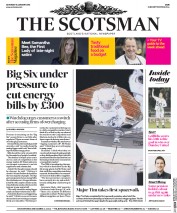 The Scotsman (UK) Newspaper Front Page for 16 January 2016
