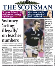 The Scotsman (UK) Newspaper Front Page for 16 February 2015