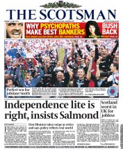 The Scotsman (UK) Newspaper Front Page for 16 May 2011