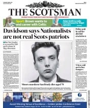 The Scotsman (UK) Newspaper Front Page for 16 May 2017