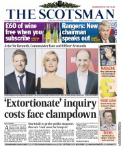 The Scotsman (UK) Newspaper Front Page for 16 June 2012