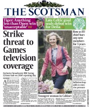 The Scotsman Newspaper Front Page (UK) for 16 July 2014