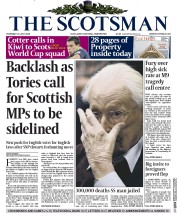 The Scotsman (UK) Newspaper Front Page for 16 July 2015