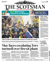 The Scotsman (UK) Newspaper Front Page for 16 July 2018