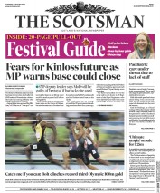 The Scotsman (UK) Newspaper Front Page for 16 August 2016