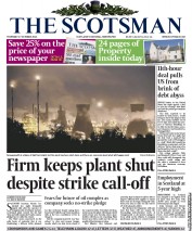 The Scotsman Newspaper Front Page (UK) for 17 October 2013