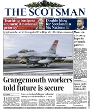 The Scotsman Newspaper Front Page (UK) for 17 February 2015