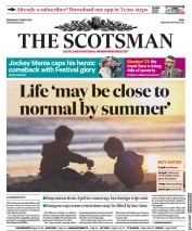 The Scotsman front page for 17 March 2021
